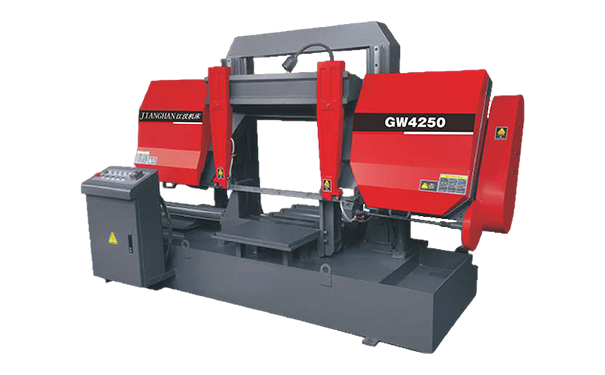 红坪镇GW4250双柱龙门卧式带锯床