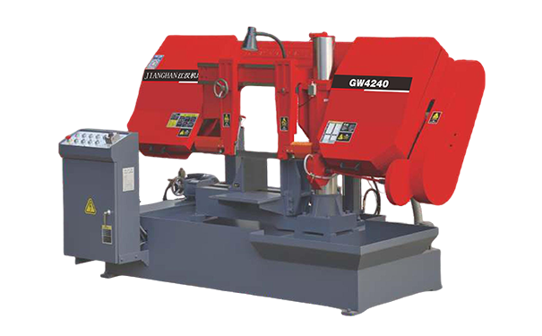 红坪镇GW4240双柱卧式带锯床
