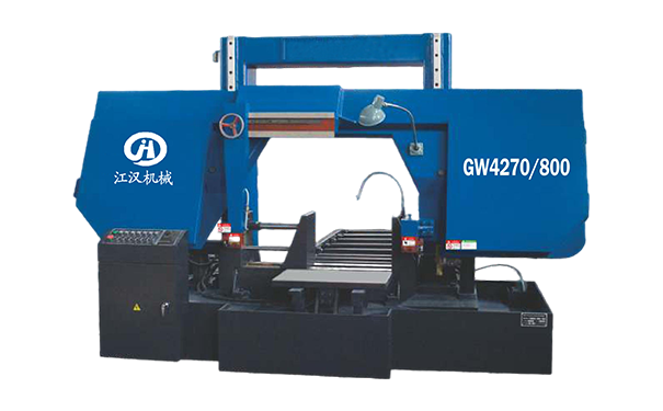 红坪镇GW4270/800双柱龙门卧式带锯床